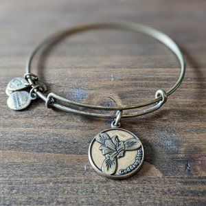 🌟Alex and Ani Goddaughter Flower Gold Expandable Charm Bracelet